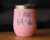 65th Birthday Gifts - Middle Finger Insulated Wine Tumbler