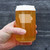 Iowa Outline Beer Can Pint Glass - Iowans Gifts and Decor