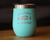 Happy Camper Insulated Wine Tumbler - Camping Gifts