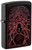 Zippo Spider Design Textured Print Black Matte Finish Lighter 