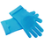 1 Pair Magic Silicone Brush Dishwashing Gloves