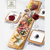 Large feast Charcuterie plating set including long bamboo serving tray and square bamboo platters with fine porcelain plates to match 