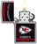 Zippo NFL Kansas City Chiefs Street Chrome Finish Windproof Lighter 