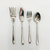 Stainless steel four (4) piece large serving set great for entertaining 