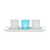 Elegant Designs Winter Wonderland Candle Set of 3