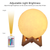 Moon Lamp 3D Printed Night Light 16 Colors Decorative Moon Light 