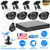 FHD 1080P 4CH Home Security Camera System 