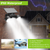 Solar Wall Light Outdoor PIR Motion Sensor Dusk 