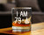 80th Birthday Gifts - 79 Middle Finger Whiskey Rocks Glass