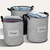Felt Gray Laundry Hamper and Storage Bin 