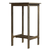 24" Gray Square Solid Wood Outdoor Bar Table