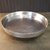13" Handcrafted Hammered Stainless Steel Round Tray