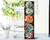 36" Black Orange Green And Red Solid Wood Porch Sign