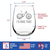 I'd Bike That Stemless Wine Glass - Mountain Biking Gifts