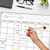 Magnetic Dry Eraser Calendar 