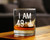 50th Birthday Gifts - 49 Middle Finger Whiskey Rocks Glass