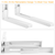 2 Pcs Microwave Brackets Adjustable Wall