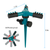 2 Packs 360 Degree Rotatable Lawn Garden Sprinkler Sprayer 