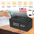Digital Alarm Clock Qi-Wireless Charger Time 