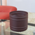 Handmade 100% Iron Round Modern Rust Color Planters Pot