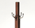 Webster Antique Cherry Coat Rack Tree