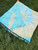 Waffle Towel,Throw Lightweight Quick Dry Tie Dye - Blue Green