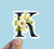 Spring Flower K Vinyl Sticker