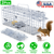 2Pcs Foldable Rat Trap Cage Humane Live Rodent Trap Cage