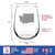 Washington Outline Stemless Wine Glass -  Gifts and Decor