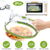 2Pcs Transparent Microwave Covers 