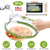 2Pcs Transparent Microwave Covers 