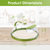 2Pcs Transparent Microwave Covers 