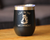 Live in Meowment Insulated Wine Tumbler - Cat Yoga Gifts