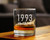 Vintage 1993 Whiskey Rocks Glass - 31st Birthday Gifts