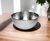 Round Scallop Edged Hammered Bowl