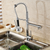 Kitchen Sink Faucet Single Handle Pre-Rinse Spring Pulldown Spray