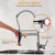 Kitchen Sink Faucet Single Handle Pre-Rinse Spring Pulldown Spray