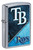 Zippo MLB Tampa Bay Rays Baseball Team Street Chrome Lighter 