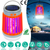 Solar USB Electric Bug Zapper Mosquito Insect Killer Lamp