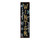 36" Black And Gold Christmas Snowflakes Solid Wood Porch Sign