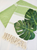 100% COTTON THROW BLANKET -Easy fold throw GREEN