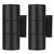 2Pcs Cylindrical Wall Light 