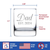 Decorative 2024 Dad Whiskey Rocks Glass - New Dad Gifts