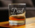 Decorative 2024 Dad Whiskey Rocks Glass - New Dad Gifts