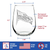 American Flag Stemless Wine Glass - Patriotic Gifts