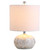 16" Clear Novelty Table Lamp With Globe Shade