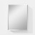 26" Black Metal Framed Mirror Set