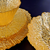 CORAL Gilded Glass Dinnerware Set