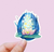 Sparkling Water Lily Vinyl Sticker