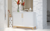 Modern White And Natural Two Door Buffet